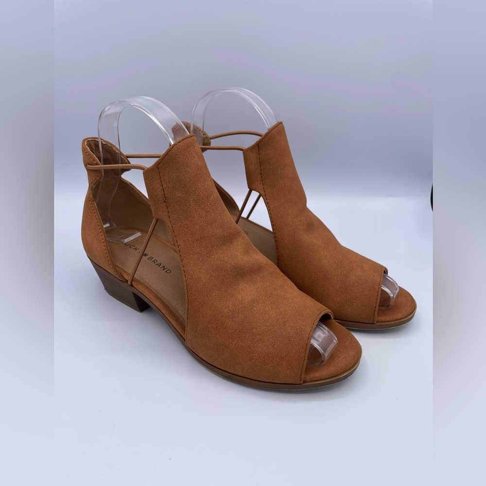 Lucky Brand Berrete Sandal - Kids' - Girl's - Cognac. Good condition! Sz 3